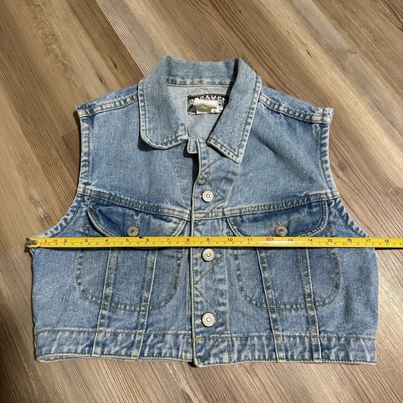 Vintage Breakers Women's Blue Jean Jacket Vest - Picture 6 of 6